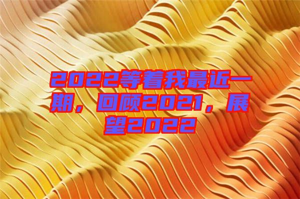 2022等著我最近一期，回顧2021，展望2022