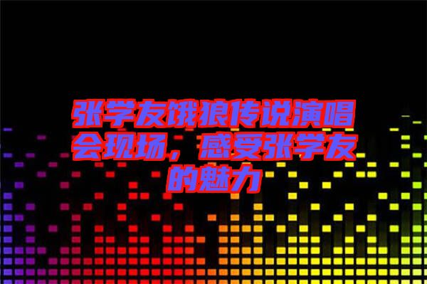 張學友餓狼傳說演唱會現場，感受張學友的魅力