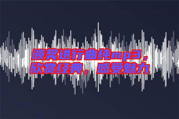 頒獎進行曲純mp3，欣賞經典，感受魅力