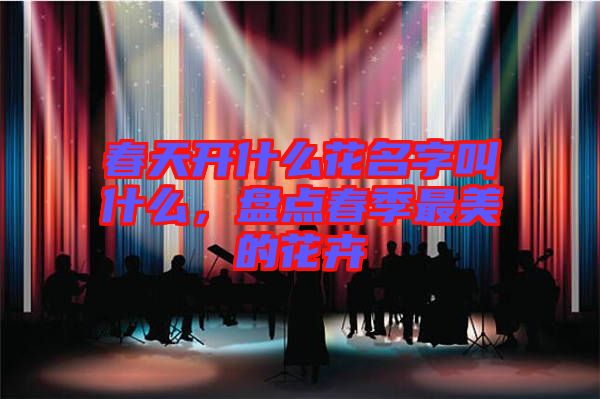 春天開什么花名字叫什么，盤點春季最美的花卉