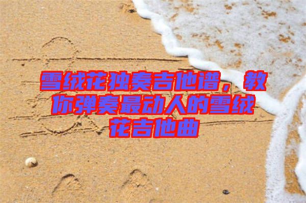 雪絨花獨奏吉他譜，教你彈奏最動人的雪絨花吉他曲