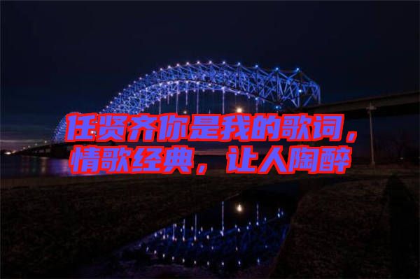 任賢齊你是我的歌詞，情歌經典，讓人陶醉