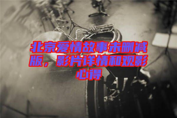 北京愛情故事未刪減版，影片詳情和觀影心得