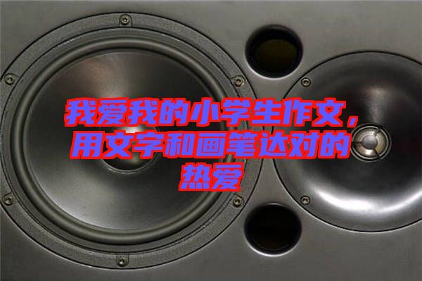 我愛我的小學(xué)生作文，用文字和畫筆達(dá)對(duì)的熱愛