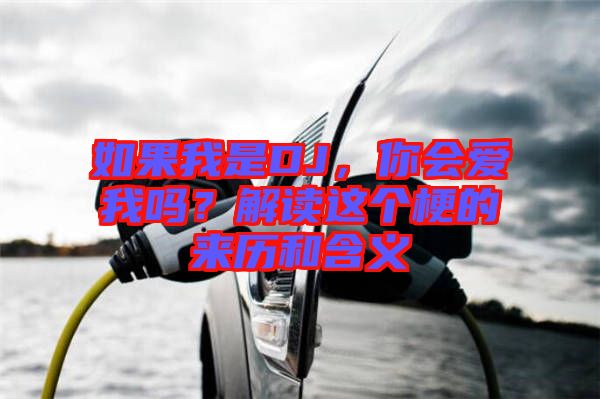如果我是DJ，你會愛我嗎？解讀這個(gè)梗的來歷和含義