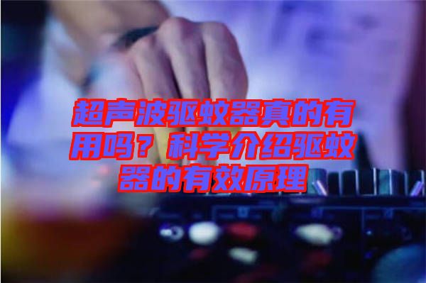 超聲波驅蚊器真的有用嗎？科學介紹驅蚊器的有效原理